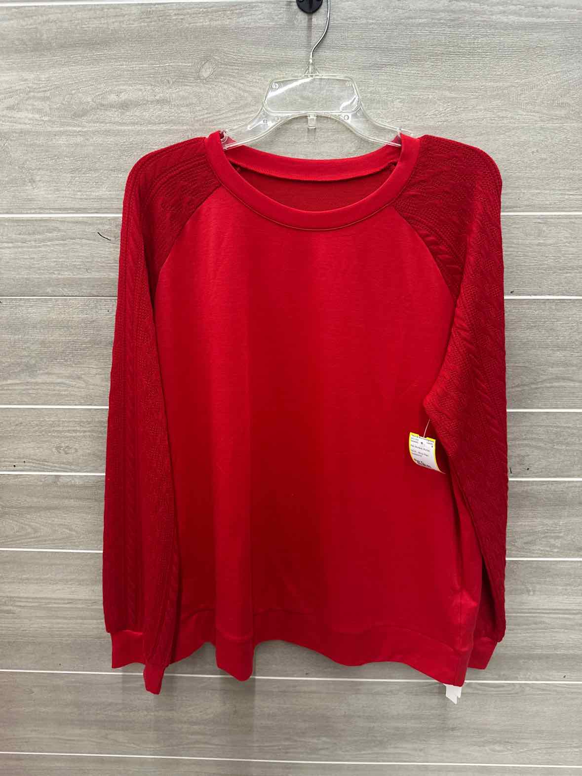 Size XL Red Womens Sweatshirt
