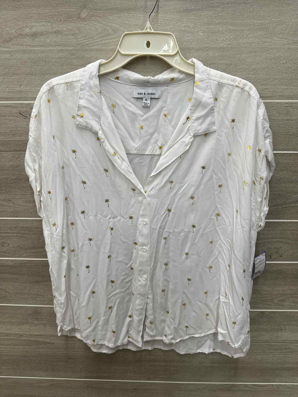 Size XL White Womens Shirt