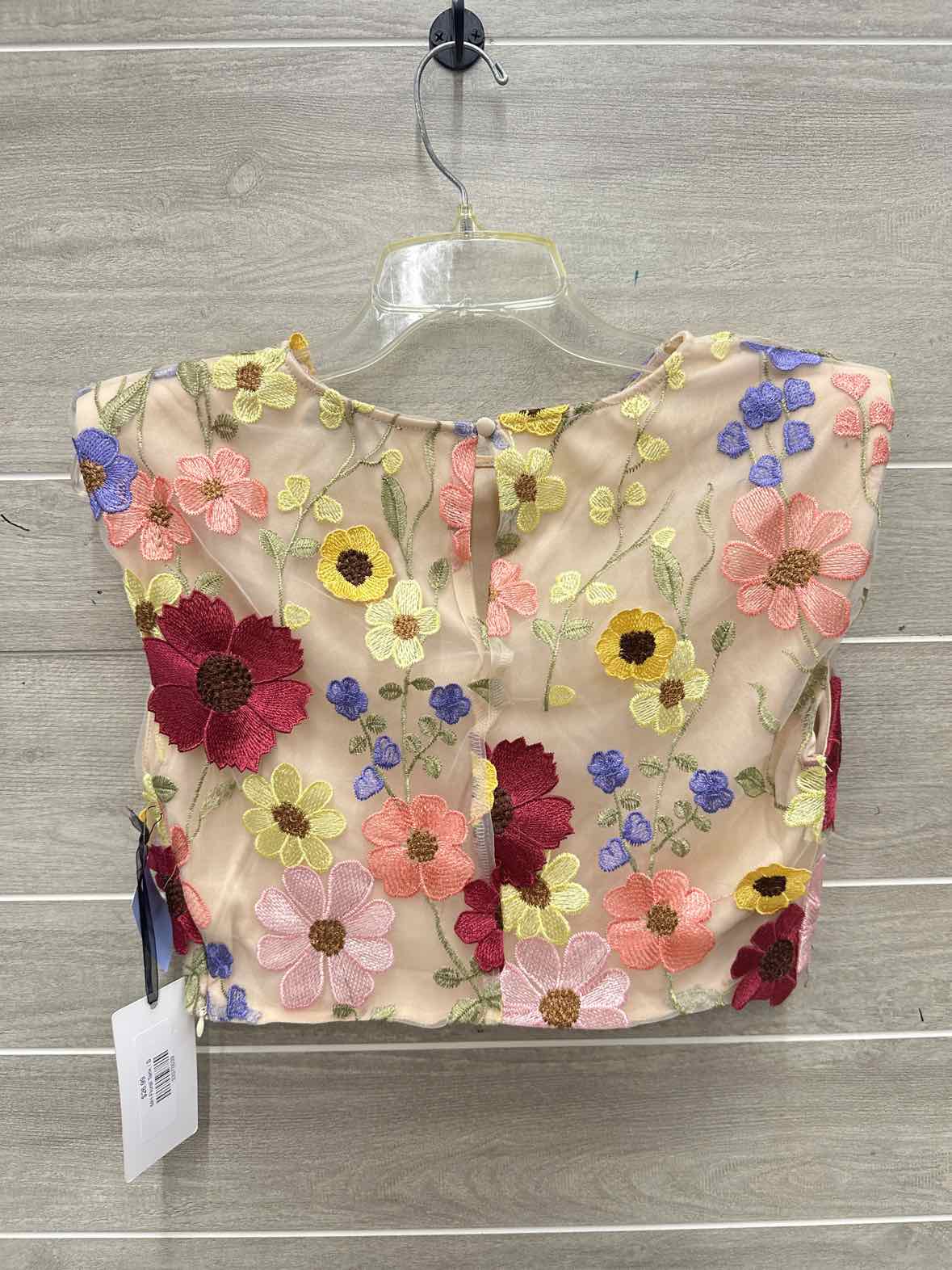 Milk & Honey Size S Tan Junior Shirt