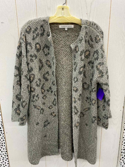 Cupcakes & Cashmere Gray Womens Size Small Sweater