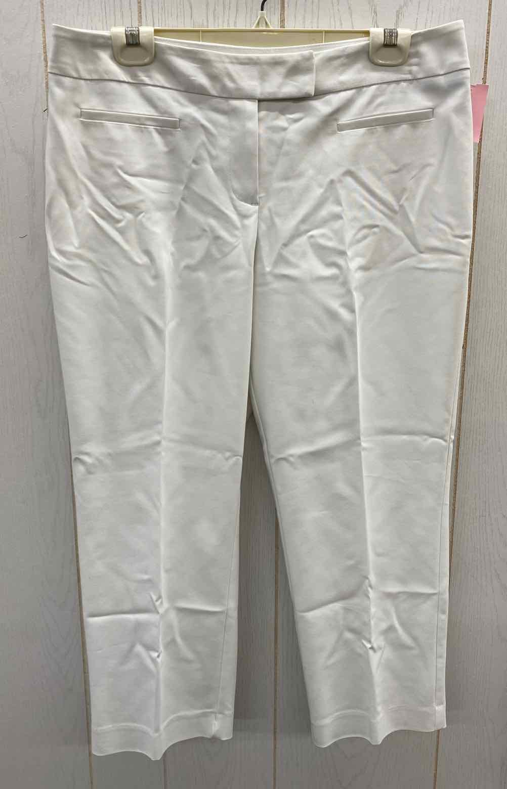 Apt 9 White Womens Size 10 Pants