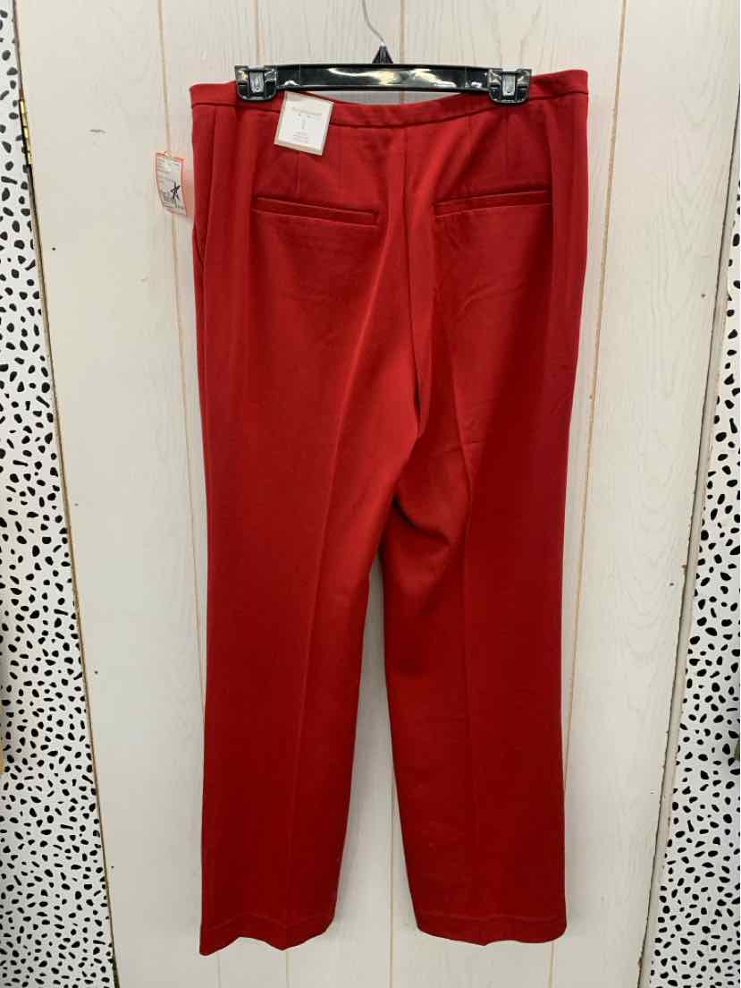 Chico's Red Womens Size 10 Pants