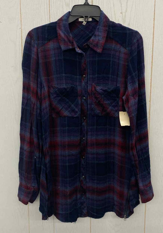 Maurices Blue Womens Size Small Shirt