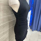 Good American Size 0 Black Womens Dress
