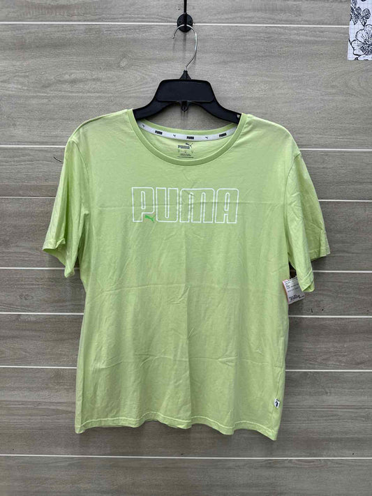 PUMA Size M/L Green Womens Shirt