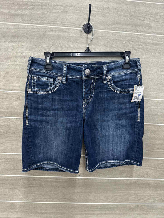 Silver Blue Womens Size 28 Shorts