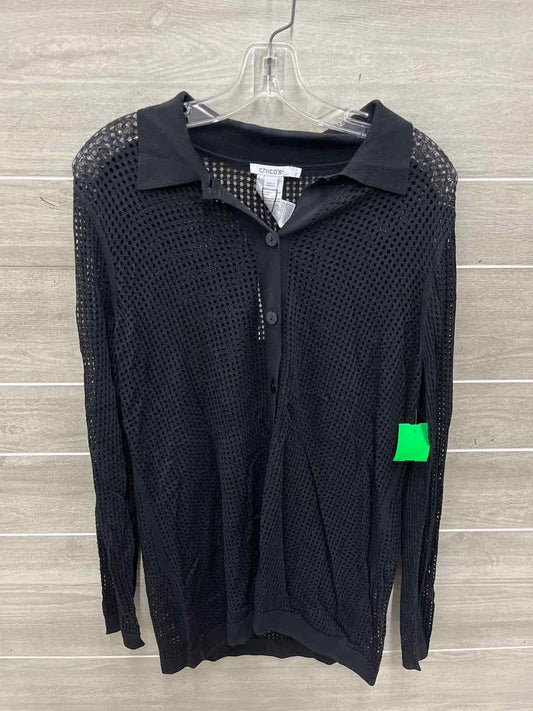 Chico's Size M Black Womens Sweater
