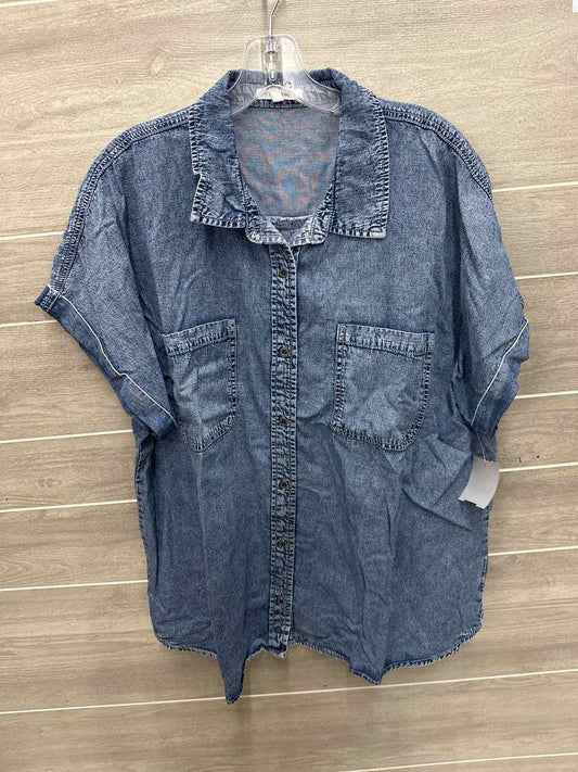 Maurices Blue Womens Women Size XXL Shirt