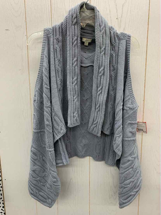 J Jill Gray Womens Size Small Vest