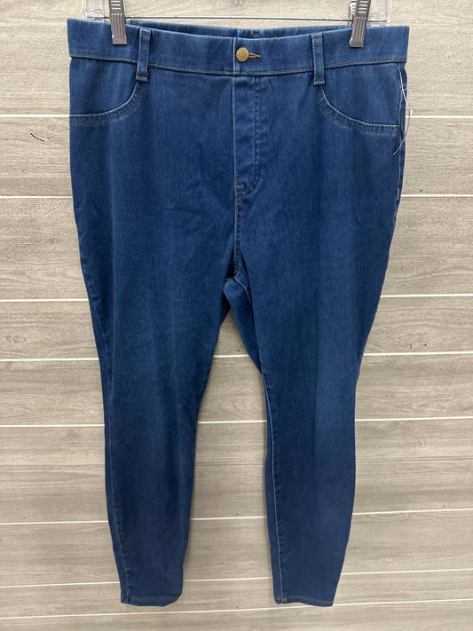 Time & Tru Blue Womens Women Size 12/14 Jeans