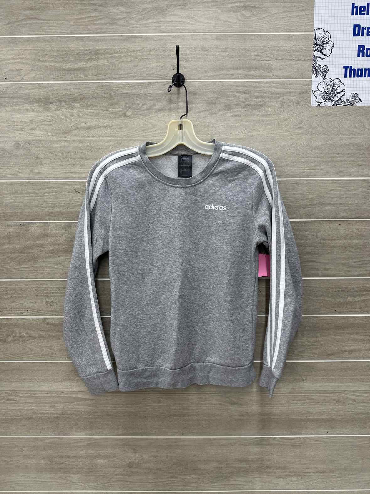 Adidas Size XS/S Gray Womens Sweatshirt