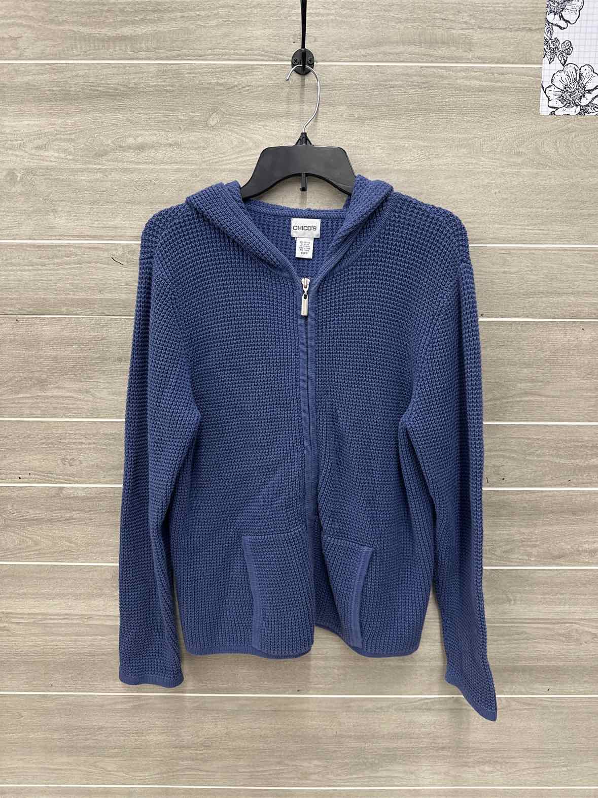 Chico's Size S Blue Womens Sweater