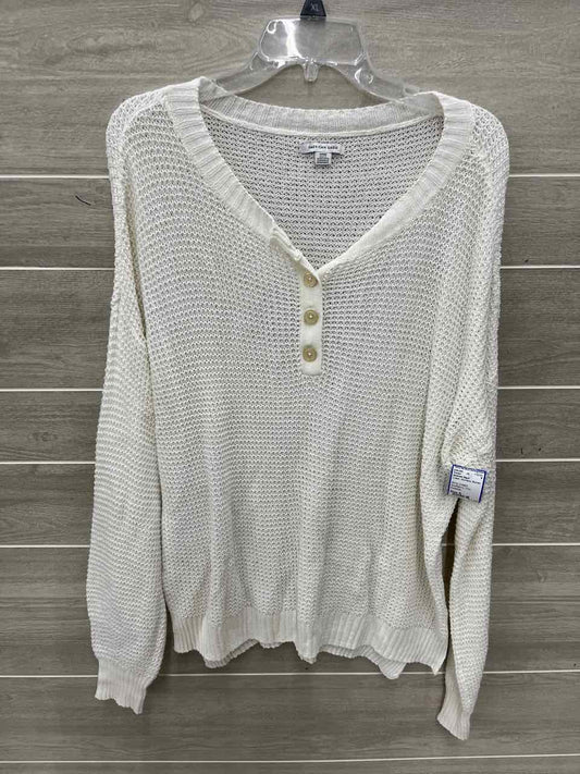 American Eagle Size S Cream Womens Sweater