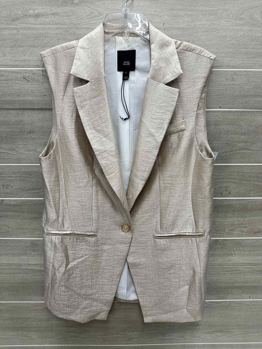 River Island Size M Gold Womens Vest