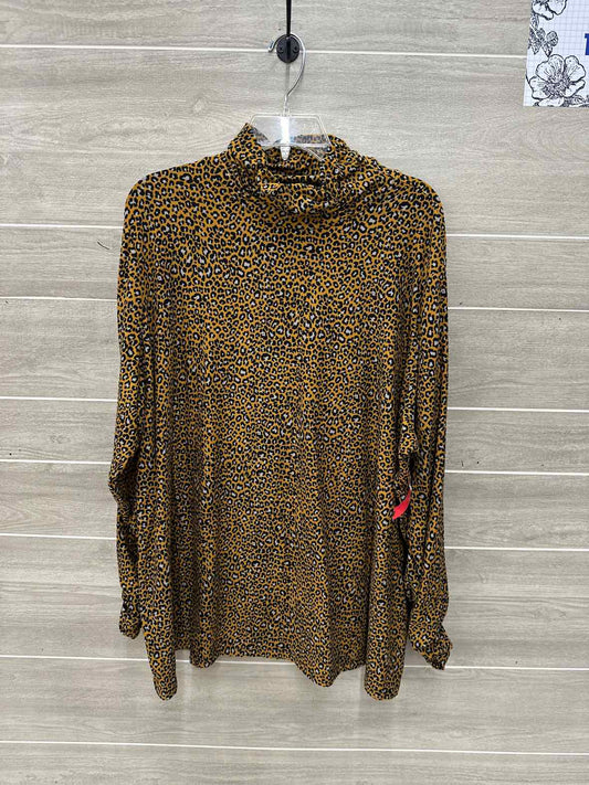 Susan Graver Black Womens Women Size 3X Shirt