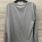 Bobeau Size L Gray Womens Shirt