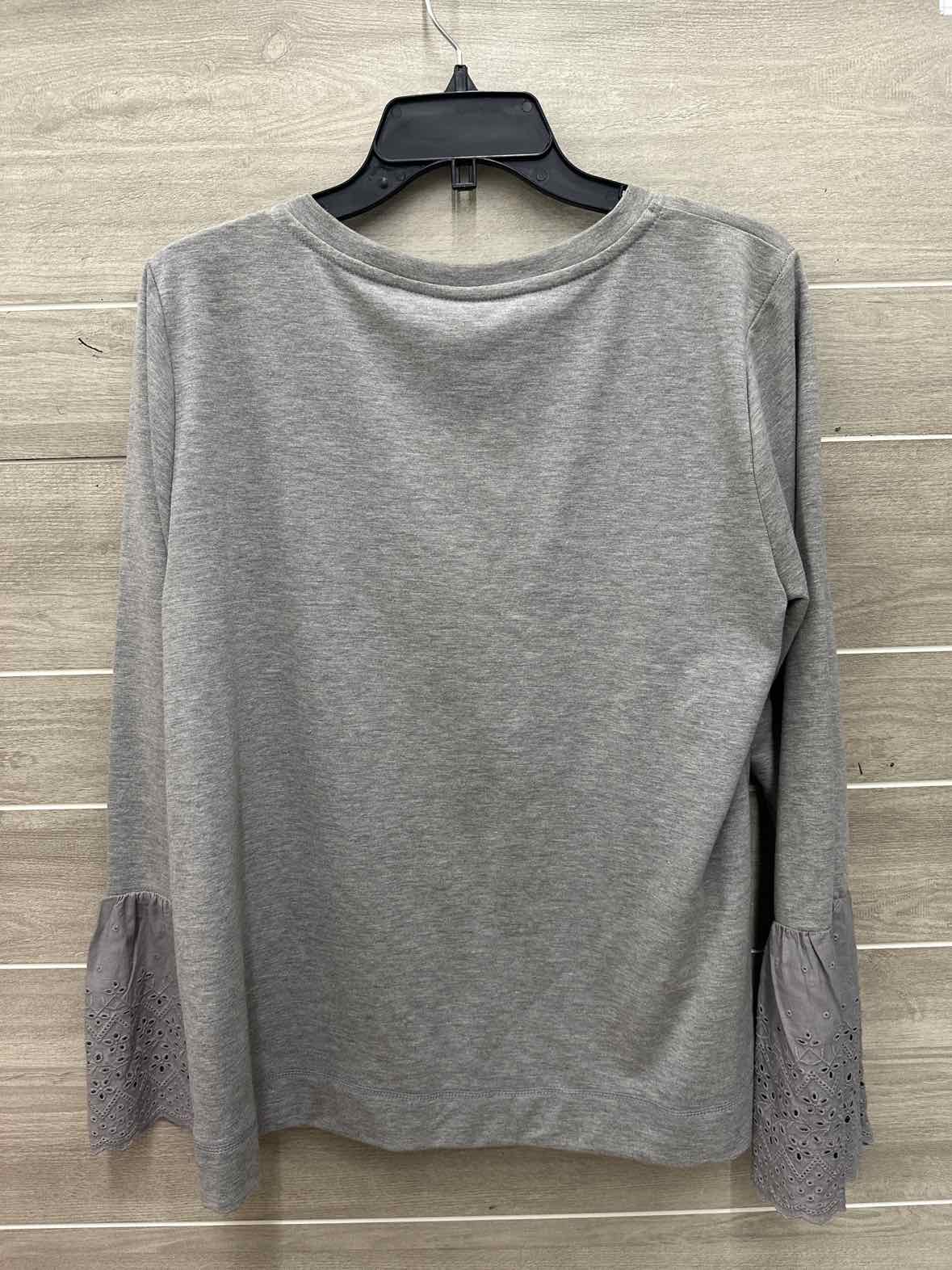 Bobeau Size L Gray Womens Shirt