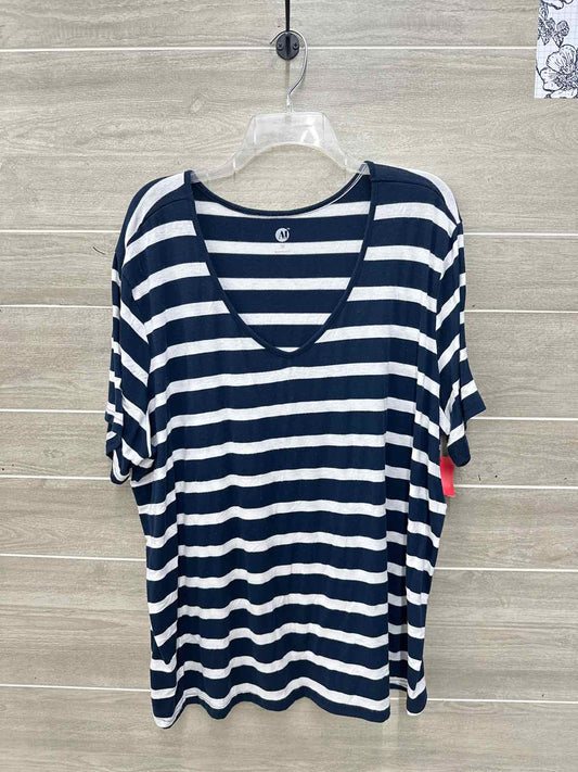 A&I Navy Womens Women Size 3X Shirt
