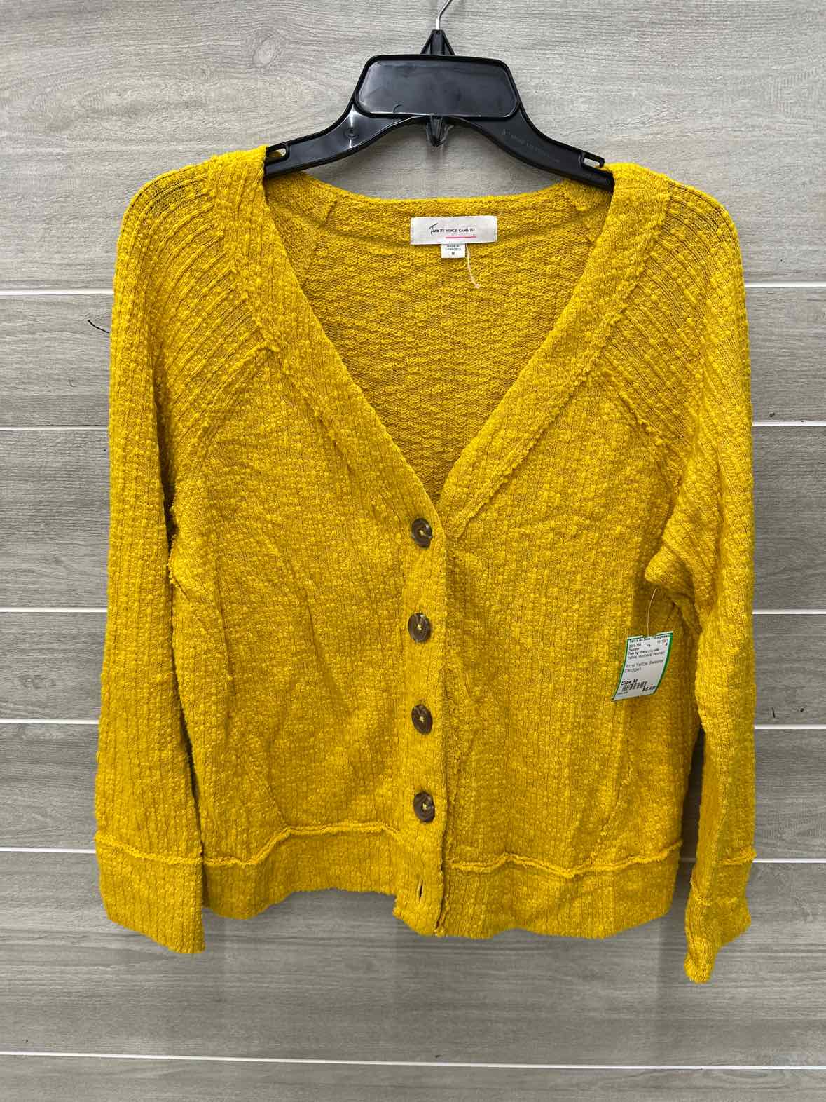 Two by Vince Camuto Size M Yellow Womens Sweater