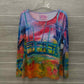 Leoma Lovegrove Multi-Color Womens Size M Shirt