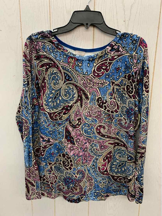 Chico's Blue Womens Size M Shirt