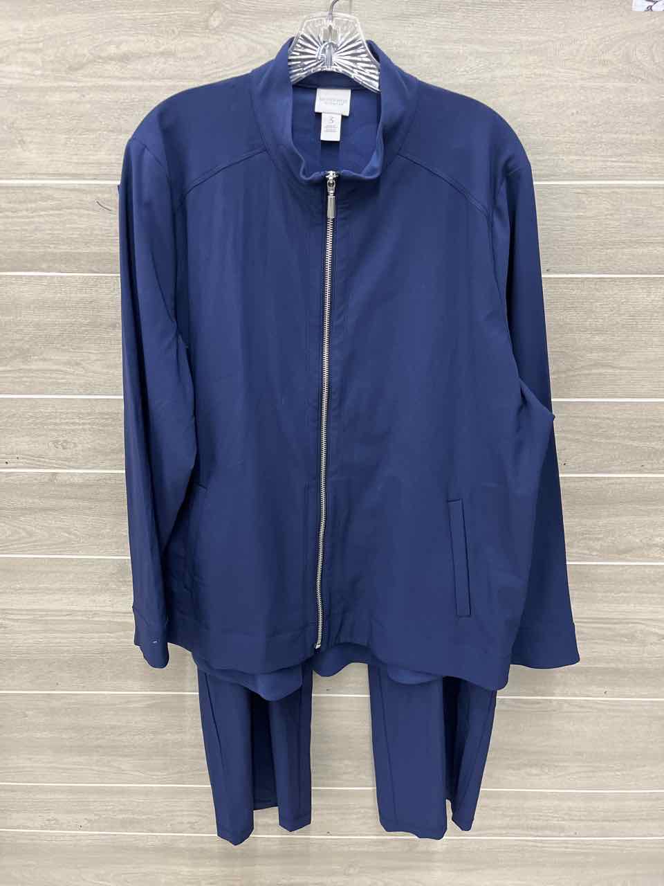 Chico's Size 16 Navy Plus Pant Set