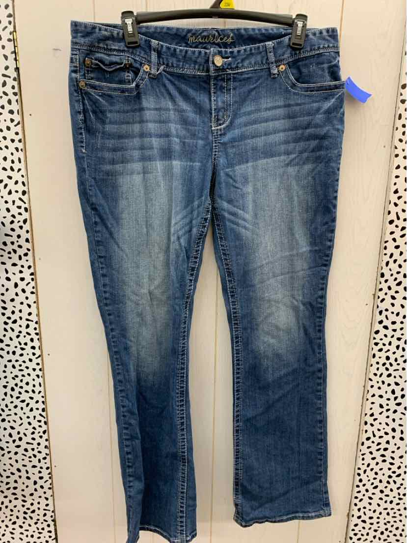 Maurices Blue Womens Size 20 Long Jeans