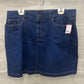 Croft & Barrow Size 16 Blue Plus Skirt