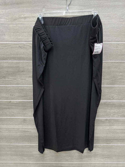 Roamans Size 26/28 Black Plus Skirt