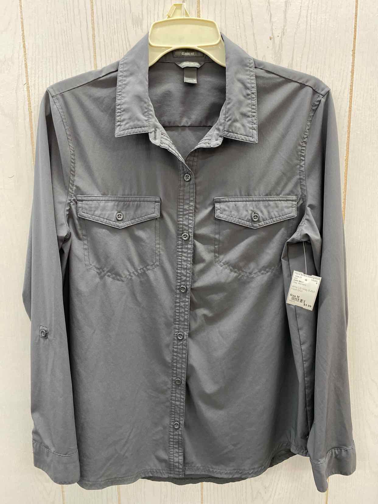 Eddie Bauer Gray Womens Size M Shirt