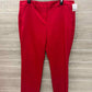 Apt 9 Size 16 Red Womens Pants
