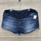 Liz Lange Size XL Blue Maternity Shorts