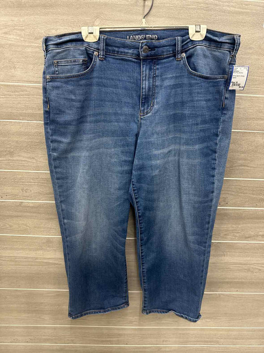 Lands End Size 18 Blue Plus Jeans