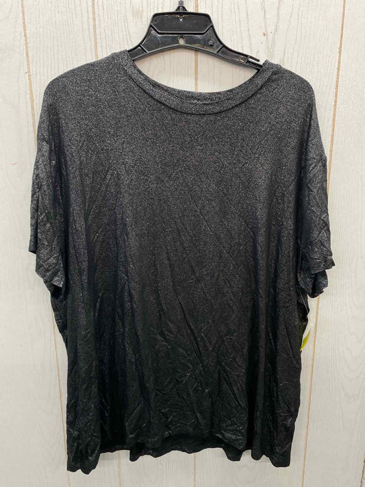 Edgely Black Womens Size 1X Shirt