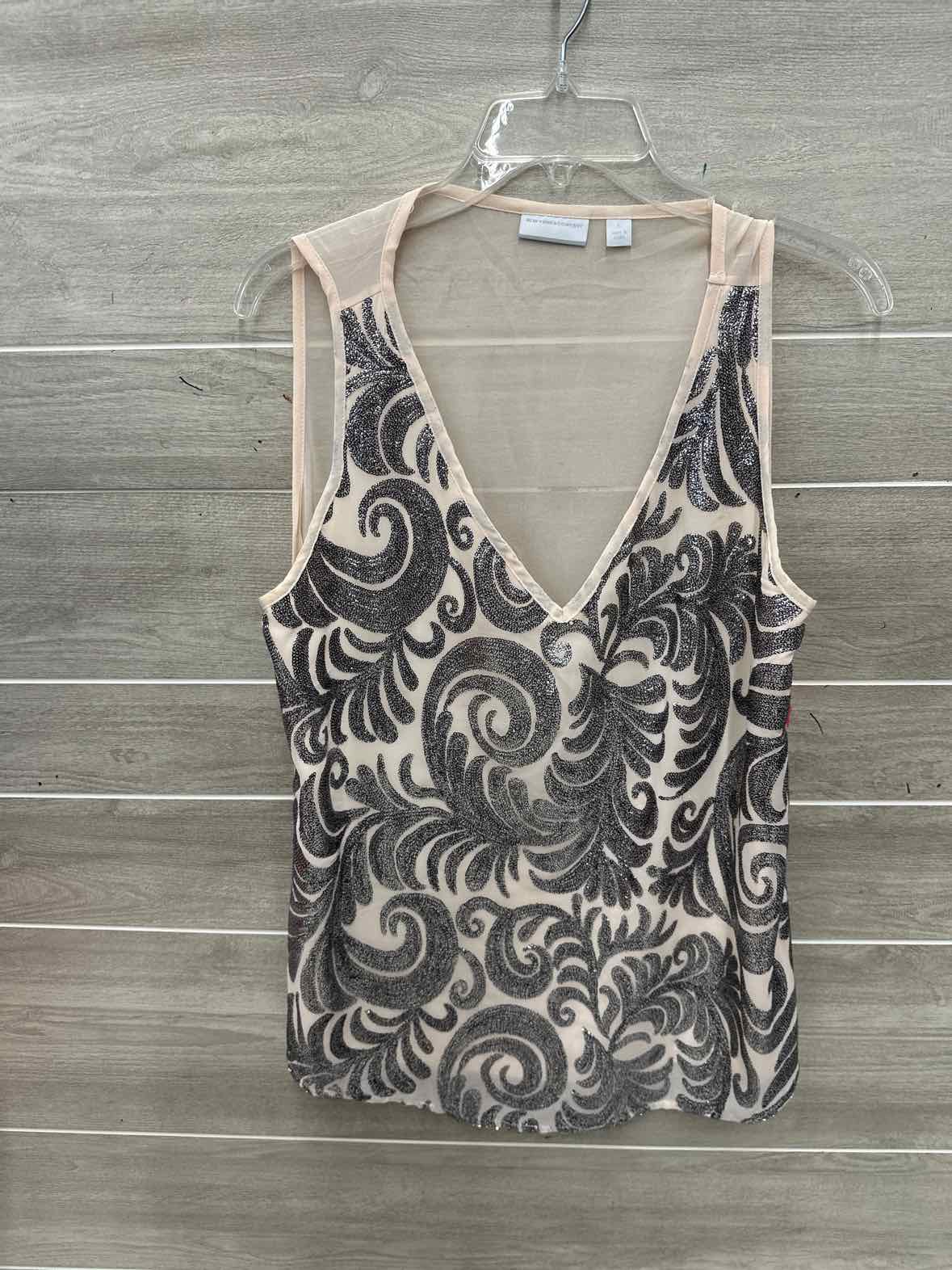 NY & Co Size L Cream Womens Tank Top