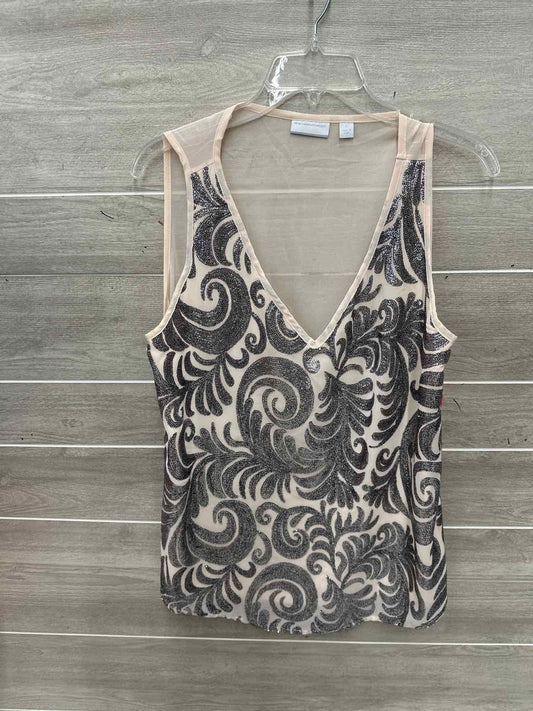 NY & Co Size L Cream Womens Tank Top