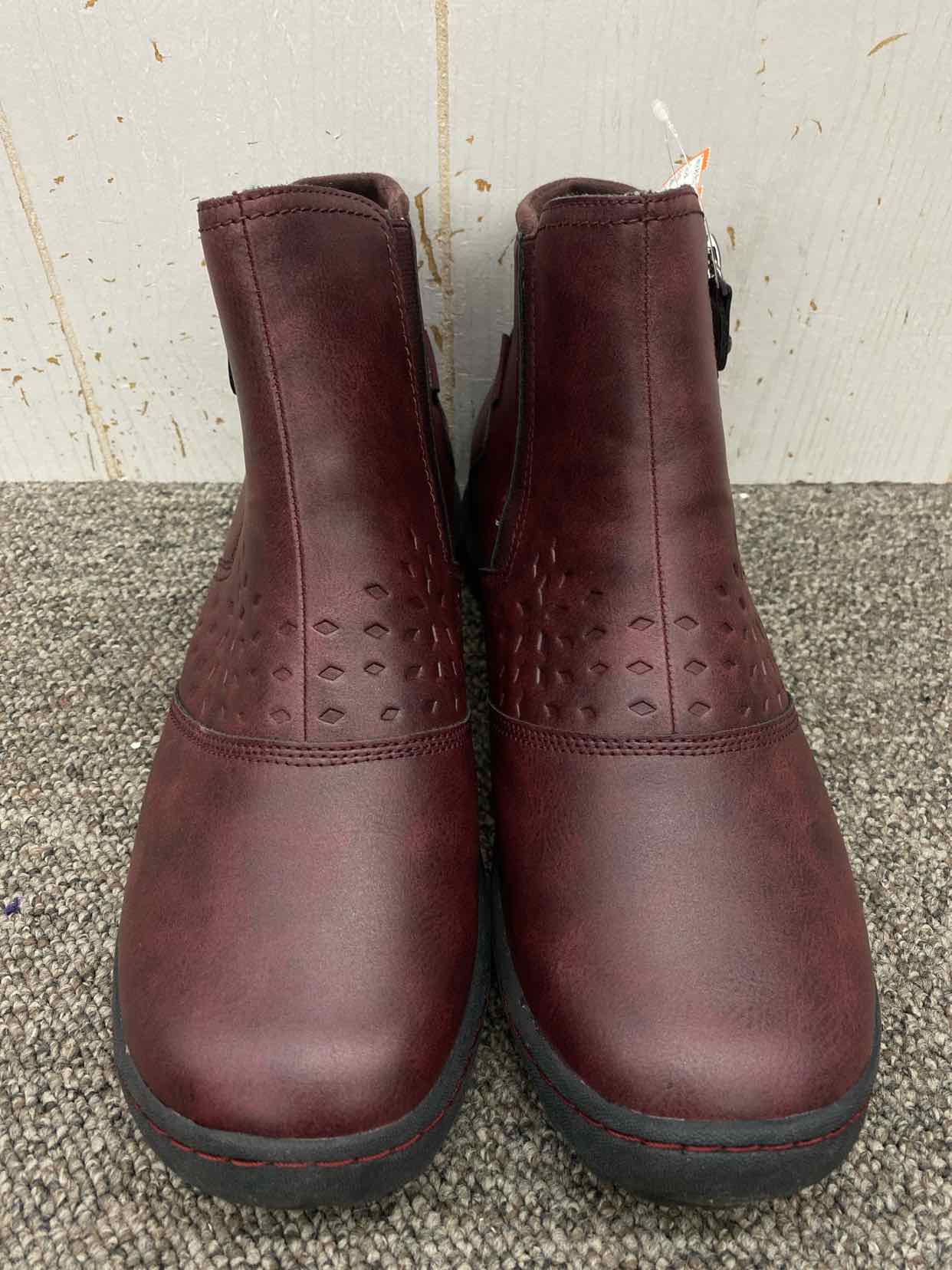 JBU Burgundy Womens Size 12 Boots