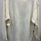 Alfred Dunner Cream Womens Size 16/18 Sweater