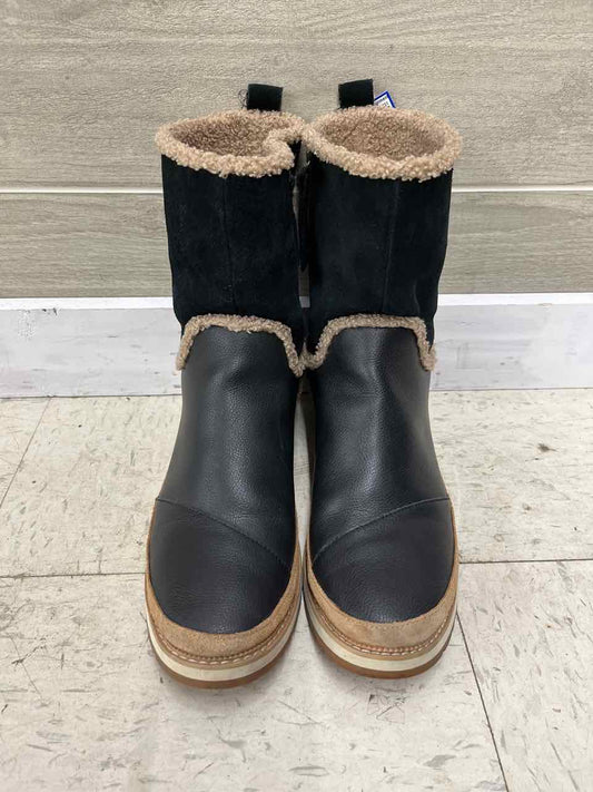 TOMS US Shoe Size 9 Black Womens Boots