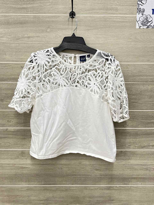 GAP White Womens Women Size L Shirt