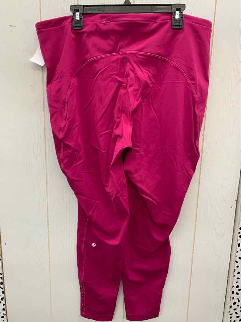 Lululemon Pink Womens Size 20 Leggings