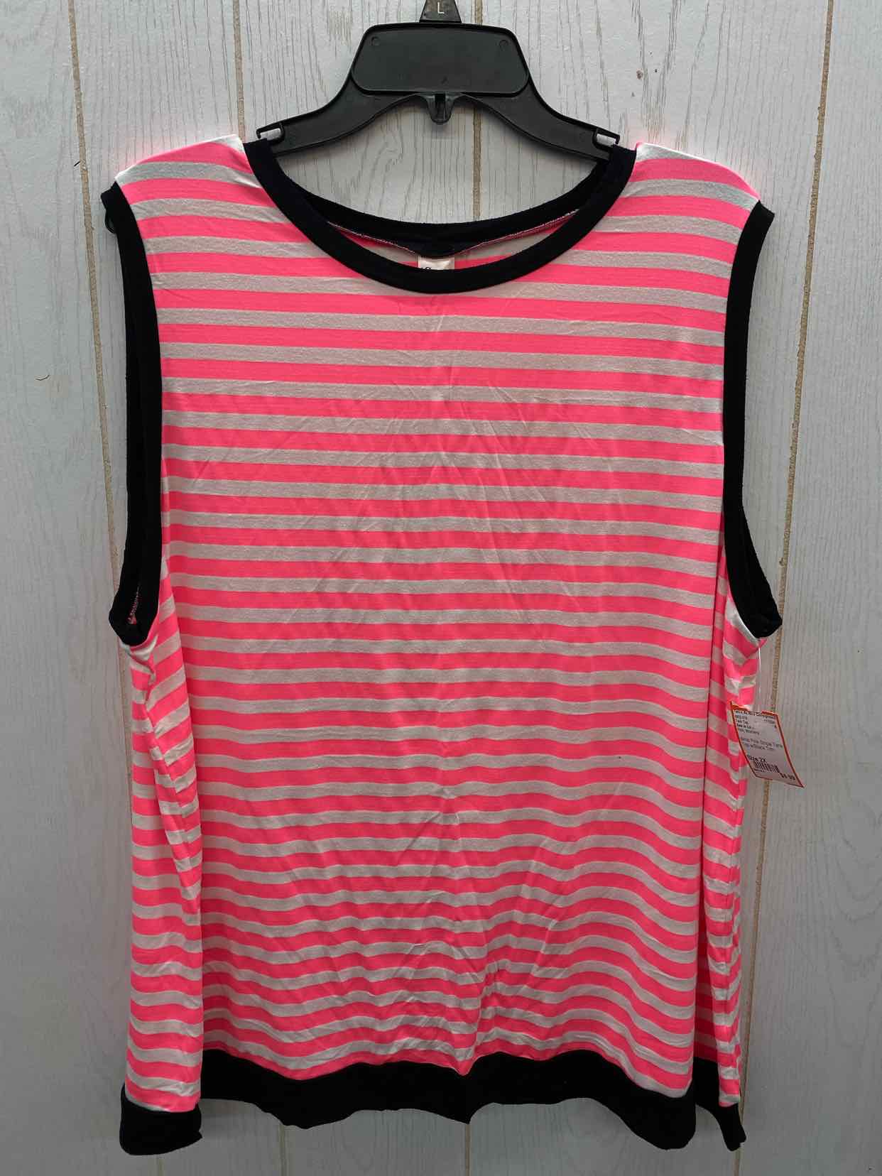 Sew in Love Pink Womens Size 2X Tank Top