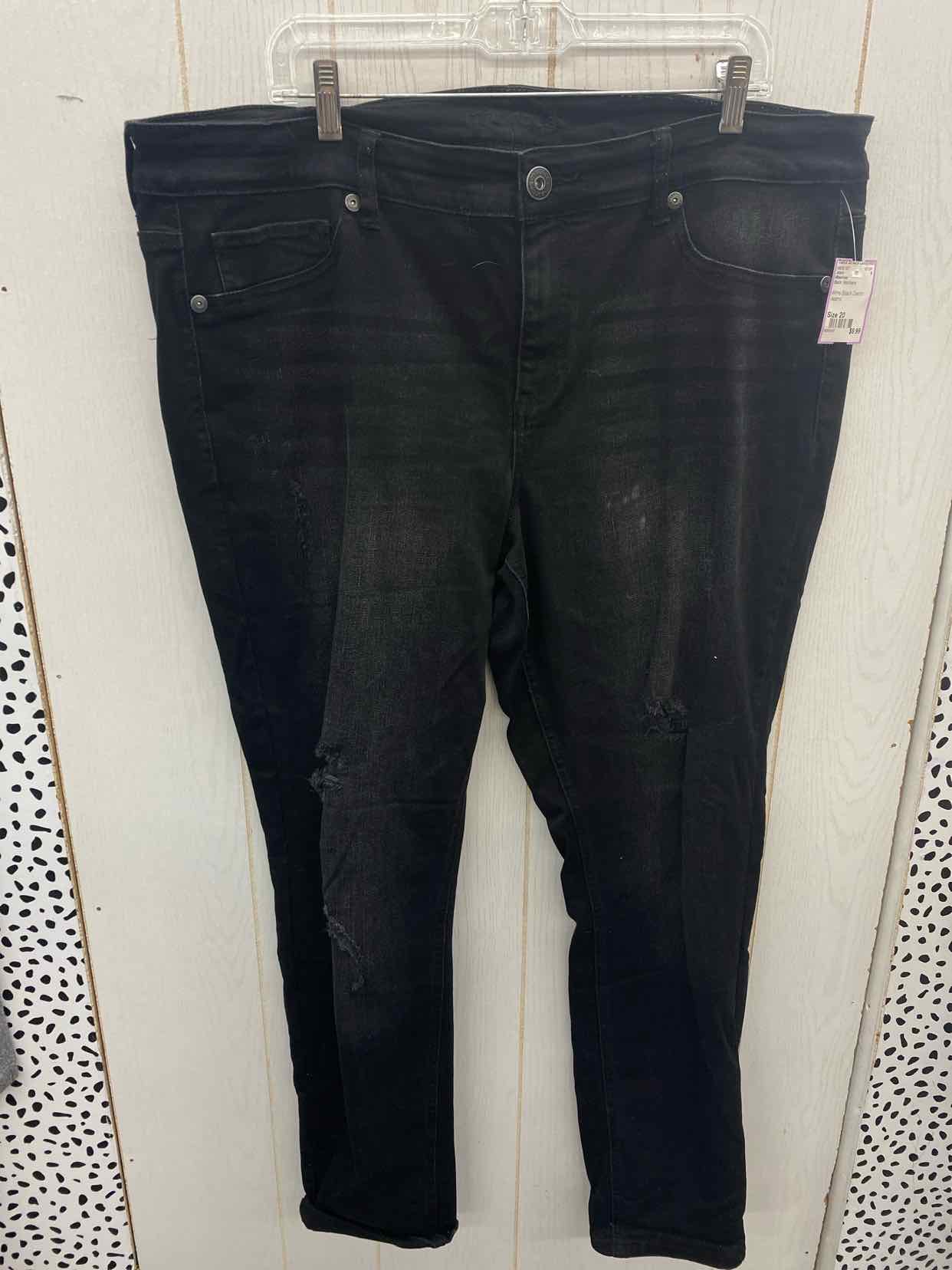 Maurices Black Womens Size 20 Jeans