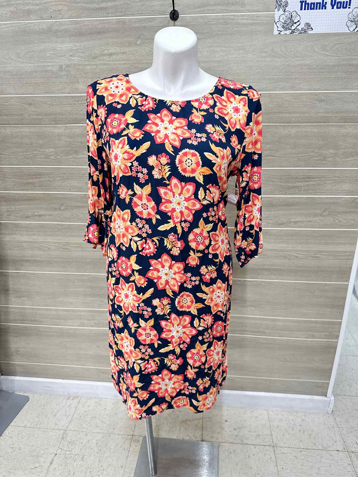 J Jill Navy Womens Women Size 16 Dress