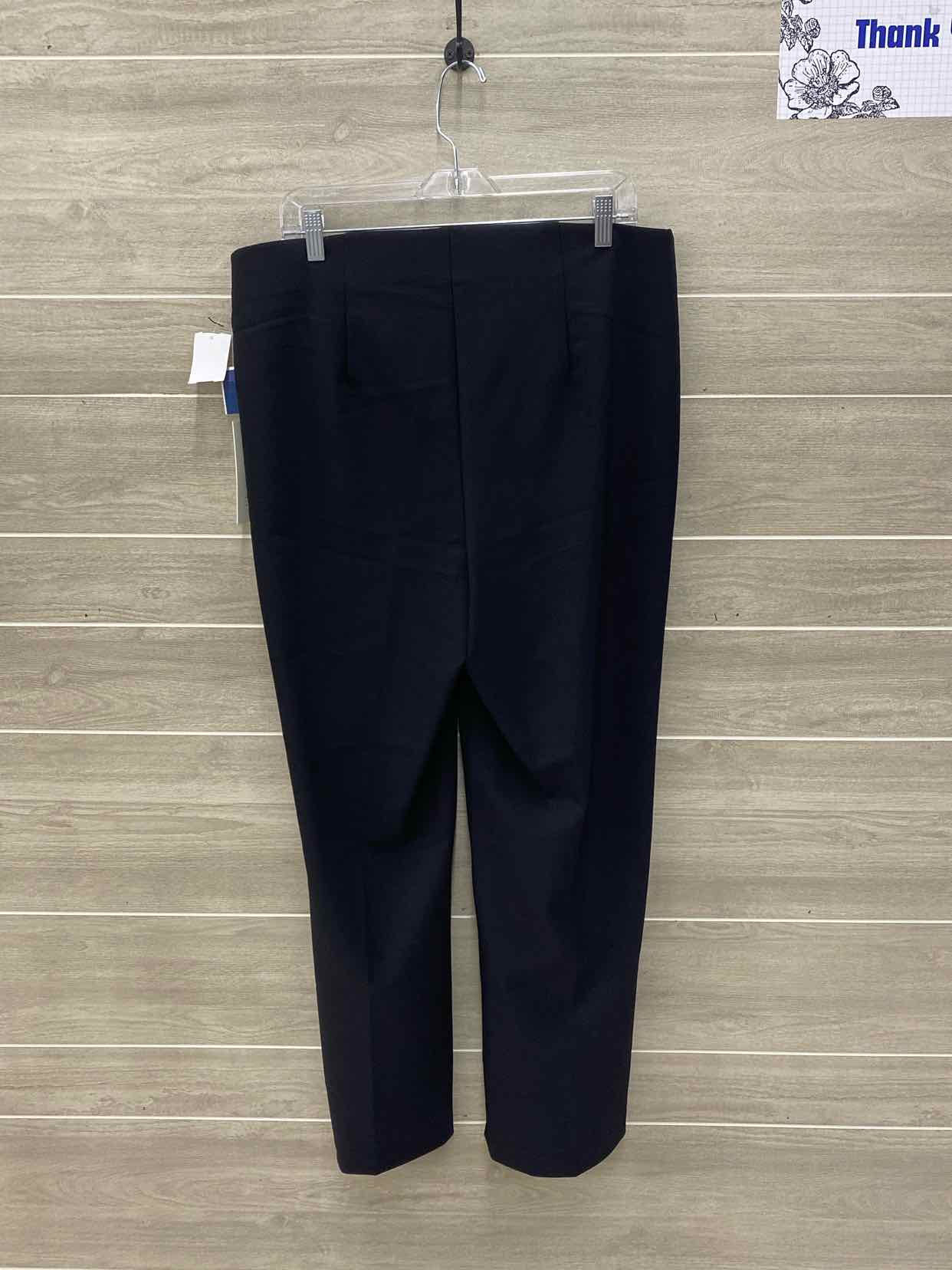 Rachel Zoe Black Womens Women Size 14W Pants