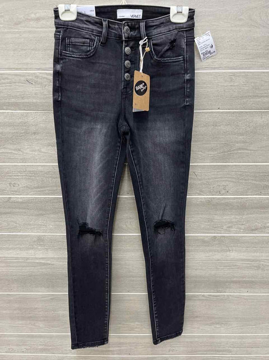 Vervet Black Womens Women Size 3/4 Jeans