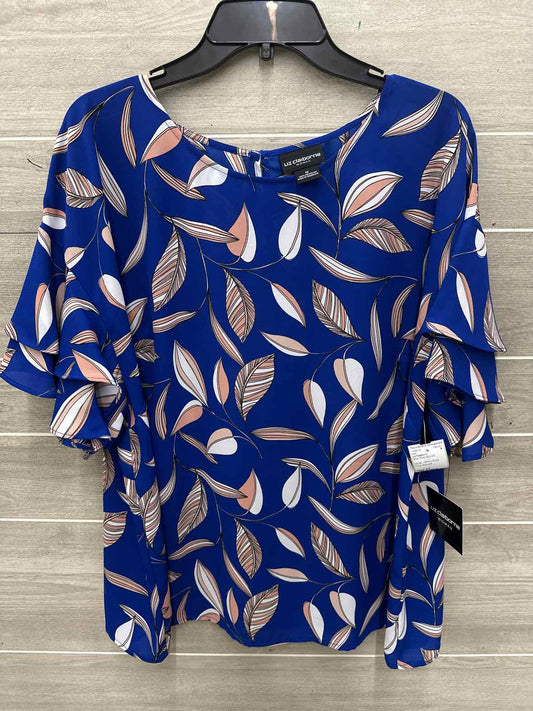 Liz Claiborne Size 1X Blue Plus Shirt