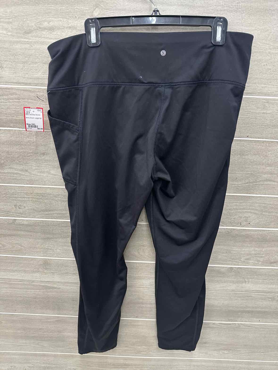 Layer 8 Black Womens Women Size XXL Leggings