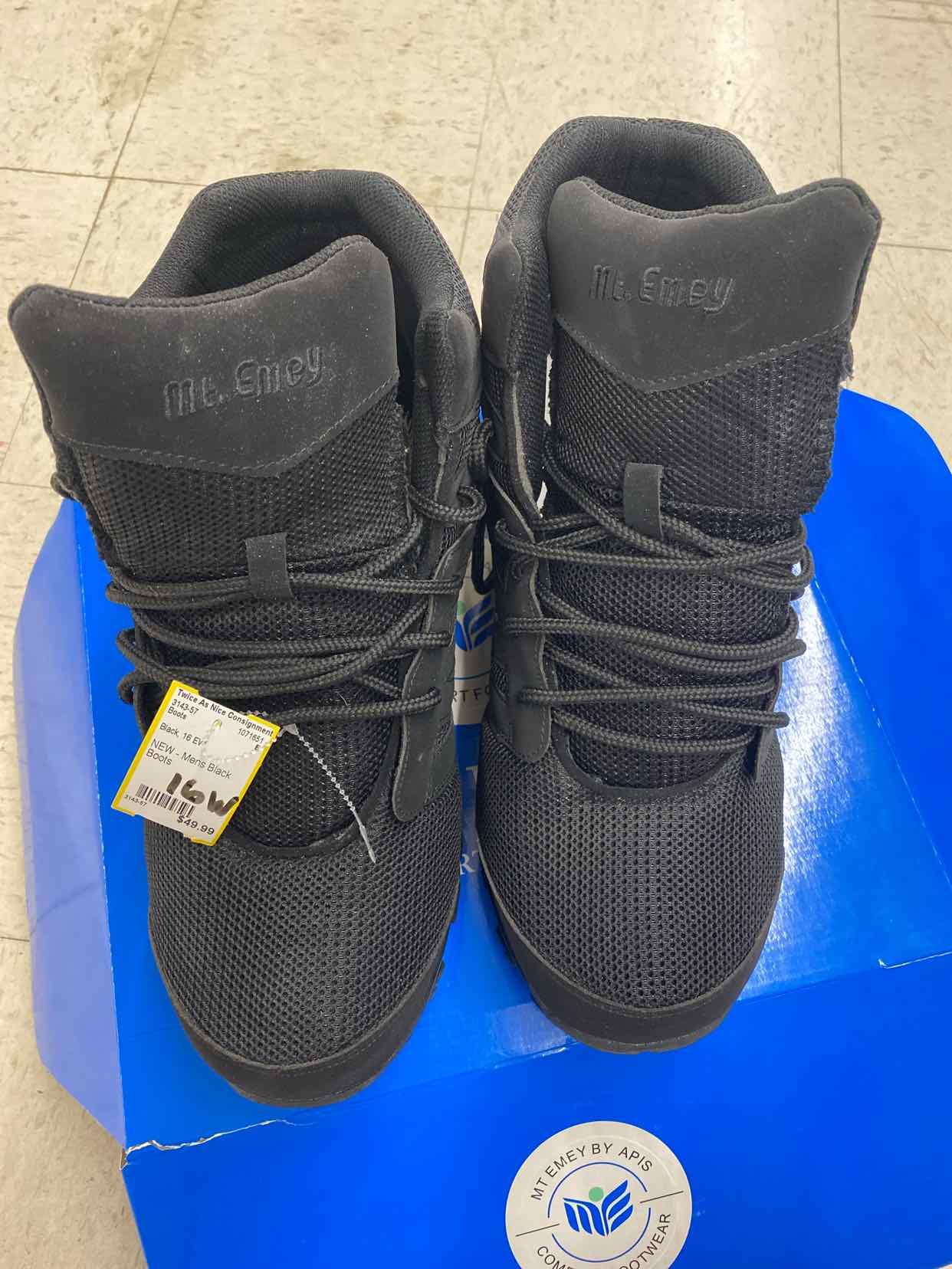 Mt Emey US Shoe Size 16 EW Boots