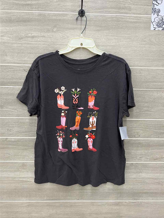 Gray Womens Women Size XL Shirt